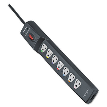 Fellowes® Power Guard Surge Protector, 7 Outlets, 12 Ft Cord, 1600 Joules, Gray freeshipping - TVN Wholesale
